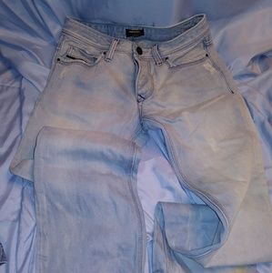 Mens Diesel Jeans size 30 **** stain on left leg**